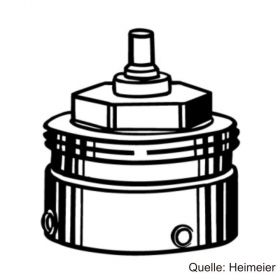 HEIMEIER Adapter f. Fremdfabrikate Heimeier Antriebe/Uponor Provario, 970134700