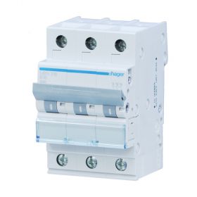 Hager MBN316, LS-Schalter 3polig 6kA B-16A 3M, MBN316