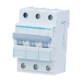 Hager MBN332, LS-Schalter 3polig 6kA B-32A 3M, MBN332