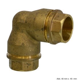 Isiflo Winkelverbindungsstück 90°, 40 mm x 40 mm