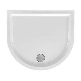 Halbkreisdusche Kleo HR 90x80x4 R 45, weiß