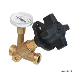 Kemper-Weser 'Multi-Fix-Plus' manuelles Zirkulations-Regulierv.,DN 20, Entleerstopfen, AG 1", 1506G020