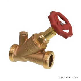 KEMPER WESER Freistrom-Absperrventil, m. Entl. 3 1/2" AG, DN80, o. Verschr.