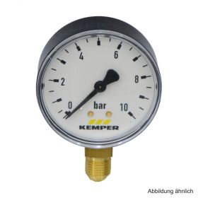 Kemper Manometer mit senkrechtem Anschluss G 1/4" für Basis-Modul, T510070000002