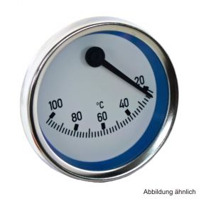 Kontakt-Thermometer exzentrisch, blau
