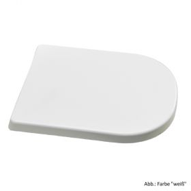 Geberit Renova Plan WC-Sitz mit Deckel, Scharniere Edelstahl u. Absenkautomatik, weiß, 572145000
