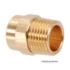 Lötfitting Rotguss Übergangsnippel mit 1 Außengewinde,Serie 4243G, 64mm x 2 1/2"