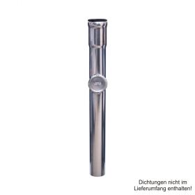 Loro-X-Stahl-Abflusssystem Regenstandrohr mit Öffnung, DN 150 x 1000 mm