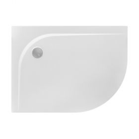 Viertelkreisduschwanne Marola R 90x120x2 cm R 55, links