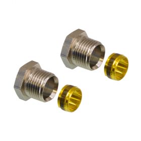 Oventrop Klemmringverschrbg. 2-fach Ofix CEP f. Verbindungsrohr G1/2" x15mm