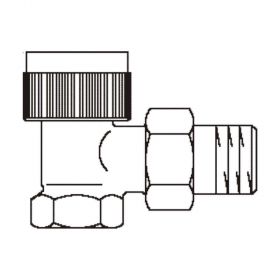 Oventrop Thermostatventil AF, DN20, R 3/4", PN10, Eck, 1180606