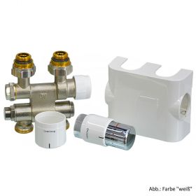 Oventrop Anschluss-Set für Badheizkörper Multiblock TF/Uni SH, schwenkbar