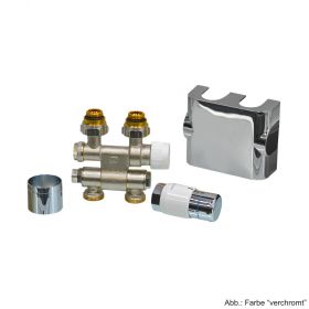 Oventrop Anschluss-Set für Badheizkörper Multiblock TF/Uni SH, schwenkbar
