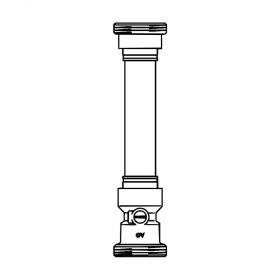 Oventrop Flanschrohr mit Sperrventil für Regumat-130, DN 25, L=212mm, 1352296
