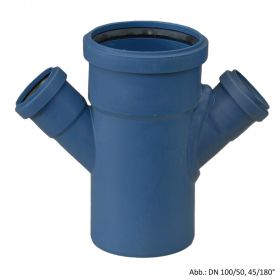 POLOPLAST POLO-KAL NG Doppelabzweig DN 160/110, 45/180°