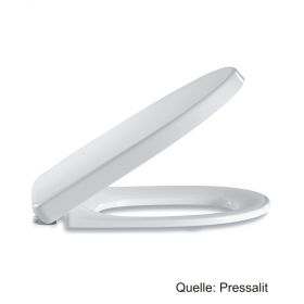 PRESSALIT Delight WC-Sitz mit Absenkautomatik, Flex-Scharnier mit Klippanker, weiß 492000-D02999