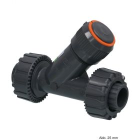 PVC-U Rückschlagventil, Klebemuffe, 6 bar, 90 mm