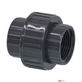 PVC-U Verschraubung, Anschluss: Innengewinde 10 bar, 2 1/2"