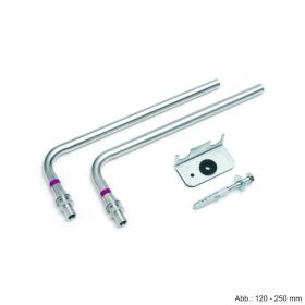 Rehau Rautitan Heizkörper-Winkel-Anschlussgarniturset inkl. Fixiereinh.,20-250mm