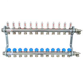 Rehau Heizkreisverteiler für 12 Heizkreise, HKV-D