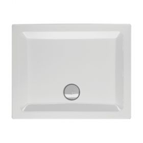 Rechteckduschwanne Riga E 100x75x5 cm, beige