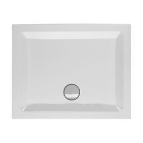 Rechteckduschwanne Riga E 100x80x4 cm, beige