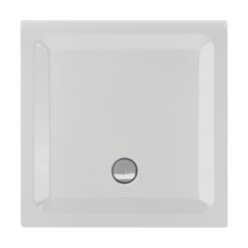 Viereckduschwanne Riga E 80x80x4 cm, beige