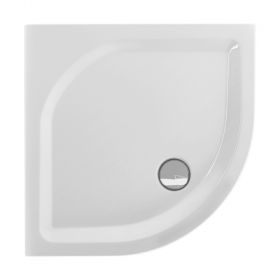 Viertelkreisduschwanne Riga R 90x90x4 cm R 55, jamsin matt