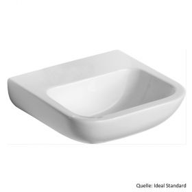 Ideal Standard Contour 21 Handwaschbecken 500 mm, ohne Hahnloch + Überlauf, weiss, S241301