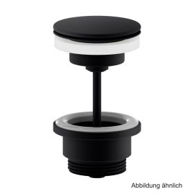 Damixa Ablaufgarnitur, Immer offen, Farbe "Mattschwarz", S60006612