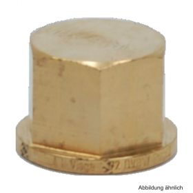 Rotguss Kappe mit Gewinde, Serie 3301, 3/8"