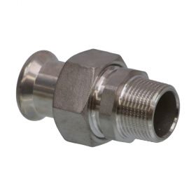 SEPPELFRICKE Edelstahl XPS331G, Durchgangsverschraubung I/AG, 18 mm x 1/2"
