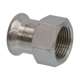 SEPPELFRICKE Edelstahl XPS270G, Übergangsmuffe I/IG mm, 18 x 3/4 mm
