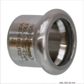 SEPPELFRICKE Edelstahl XPS301, Verschlusskappe, 108 mm