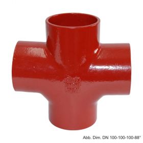 SML-Doppelabzweig DN 150-100-100-88°