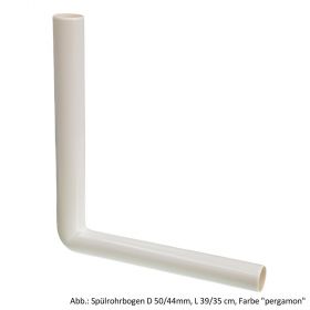 Spülrohrbogen D 50/44mm L 39/35 cm, pergamon