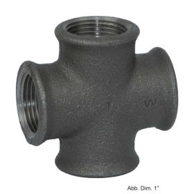 Kreuzstück schwarz, Nr. 180, 1 1/4"