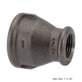 Reduktionsmuffe schwarz, Nr. 240, 3/4" x 3/8"