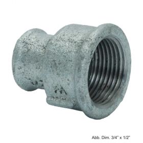 Reduktionsmuffe verzinkt, Nr. 240, 1 1/2" x 1"
