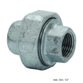 Verschraubung i/i, konischdichtend, verzinkt, Nr. 340, 1 1/4"