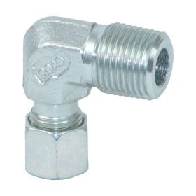 Schneidringverschraubung Winkel-Einschraubverschr. AG, verzinkt, 6mm x 1/4"