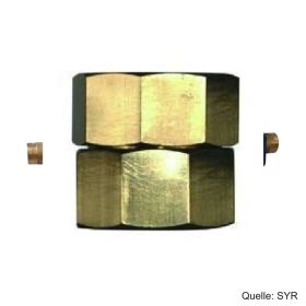 SYR Sonderverschraubung mit IG zur Verbindung von 2 Armaturen 1 1/2",0816.32.901