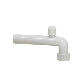 Abgangsbogen 90° f. Geruchsverschluss m. Rohrbelüfter,Kunststoff,weiß,DN40x220mm