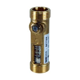 Taconova Abgleichventil SETTER Inline AV 23, DN15, G 3/4" x G 3/4", 3 - 12 l/min