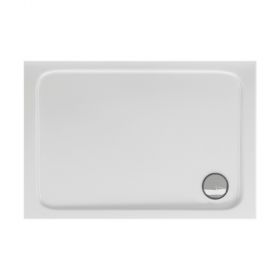 Rechteckduschwanne Tia E 130x80x3 cm, weiß