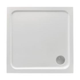 Viereckduschwanne Tia E 80x80x3 cm, beige