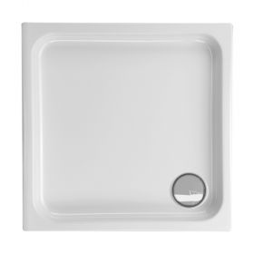 Viereckduschwanne Tino E 80x80x6,5 cm, beige