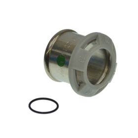 Viega Sanfix P-Presshülse, Modell 2119.91 für Sanfix P-Fittings, Edelstahl Rostfrei, 16 mm