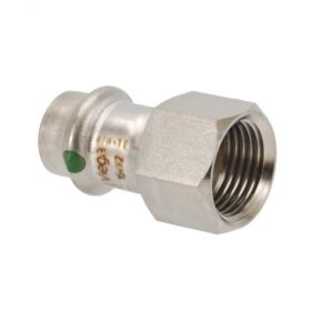 Viega Sanpress Inox Übergangsstück mit IG, Modell 2312, 35 mm x 1 1/4"