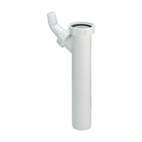 Viega Verstellrohr 1 1/2", DN 40, 200mm lang, mit Dichtung, Schlauchverschraubung, 117153